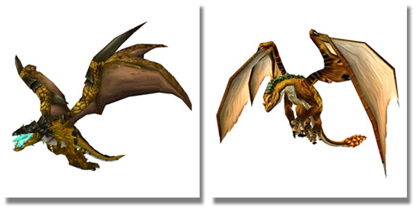 Bronze Proto-Whelp and Ageless Bronze Drake