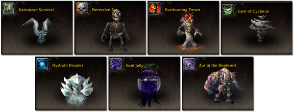 7 new Battle for Darkshore Warfront pets