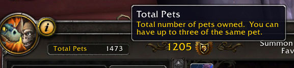 Pet Journal cap removed in 9.1