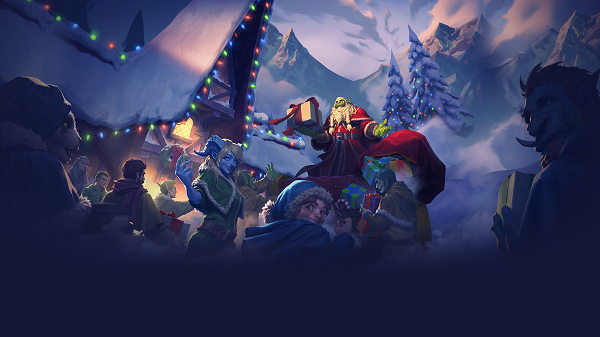 Blizzard holiday artwork