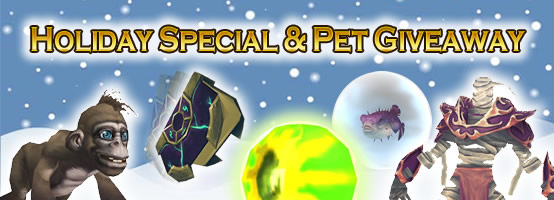 WoWTCGLoot Holiday Specials and WarcraftPets Giveaways