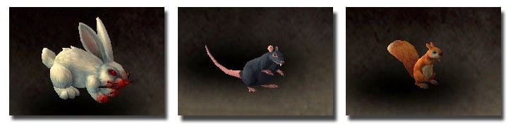 Darkmoon Rabbit, Rat, and Squirrel model updates