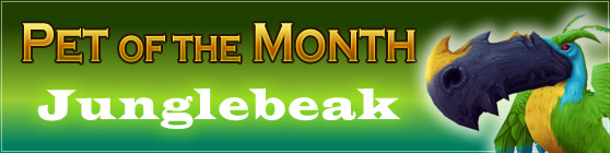 Junglebeak - Pet of the Month: May 2015