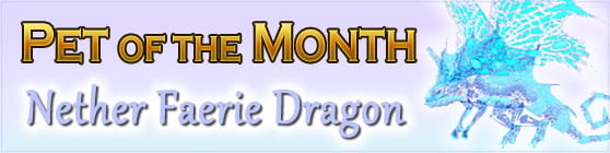 Nether Faerie Dragon - Pet of the Month January 2017