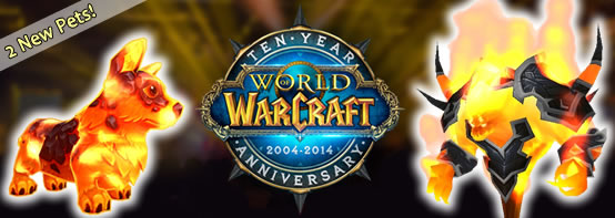 WoW's 10th Anniversary - two new pets