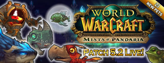 Patch 5.2 is Live with 23 New Pets!