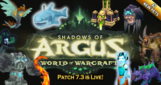 Patch 7.3 - 42 new pets!