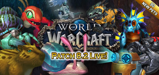 Patch 8.2 - 90 new pets, Stratholme Pet Dungeon and more!