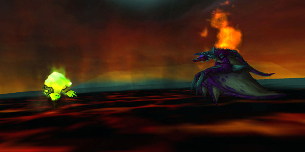 Fel Flame using Scorched Earth