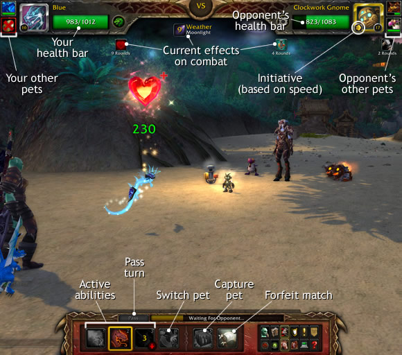 Pet Battle UI